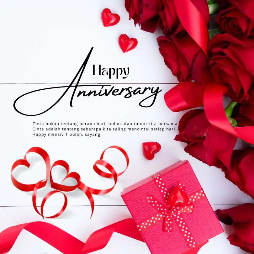 Ucapan Anniversary 1 Bulan untuk Pacar yang Romantis