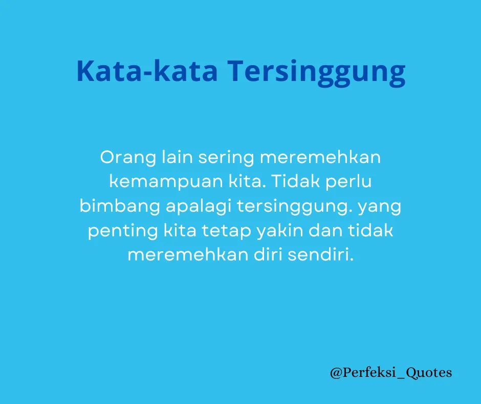 Kumpulan Kata-kata Tersinggung