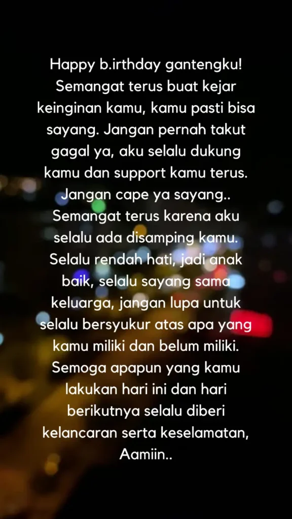 22 Long Text Ulang Tahun untuk Pacar yang Panjang & Tidak Alay