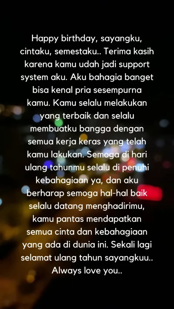 22 Long Text Ulang Tahun untuk Pacar yang Panjang & Tidak Alay