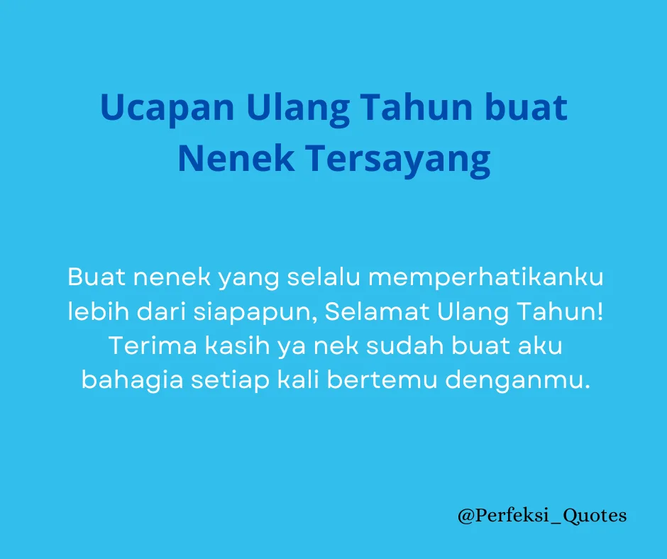 35 Ucapan Ulang Tahun untuk Nenek Tersayang, Berkesan!