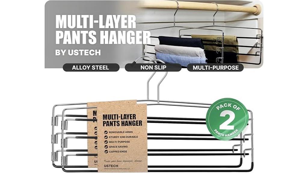 4 tier pants hanger set