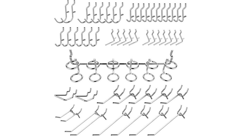 50 piece pegboard accessory kit