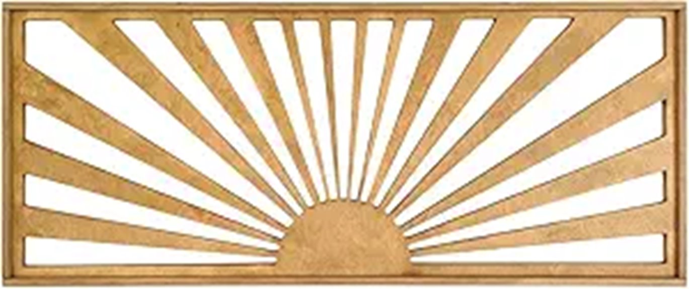 abstract boho wooden decor