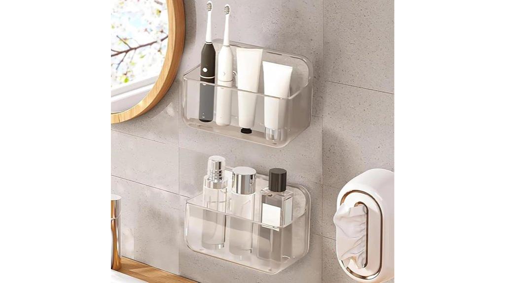acrylic wall organizer set
