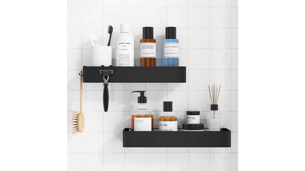 adhesive shower organizer pack