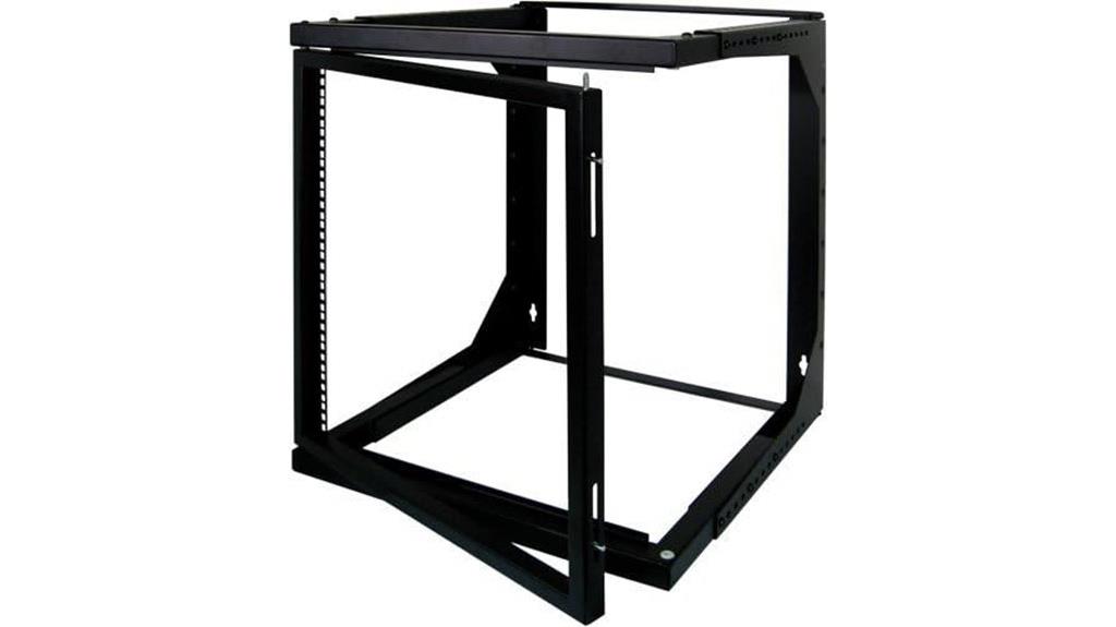 adjustable 6u wall rack