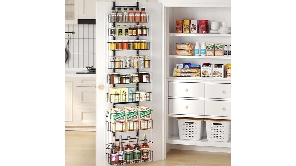 adjustable 8 tier spice rack