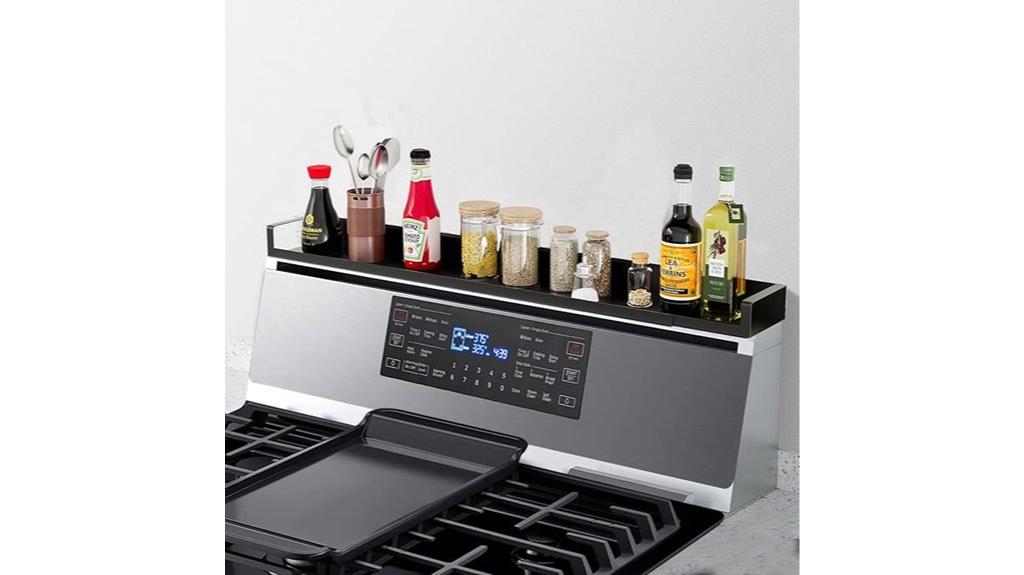 adjustable magnetic spice rack