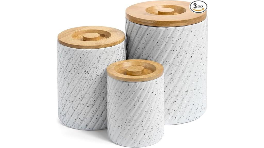 airtight canisters with lids