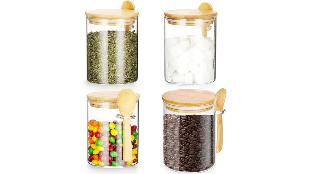 airtight glass food containers