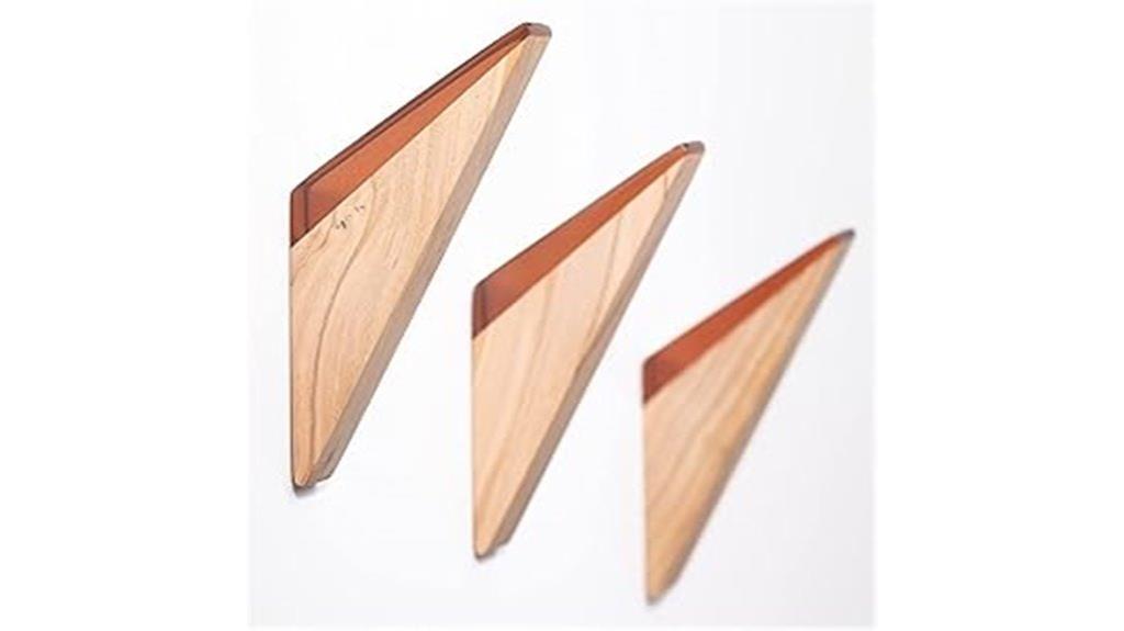 amber olive wood hooks