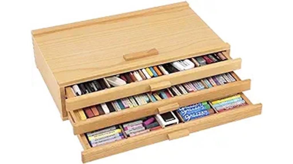 art supplies storage box