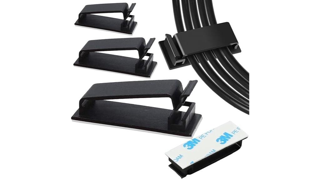 assorted self adhesive cable clips