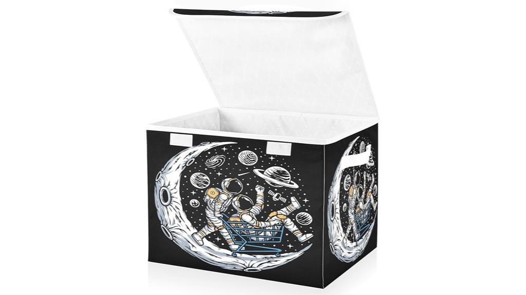 astronaut themed storage bins