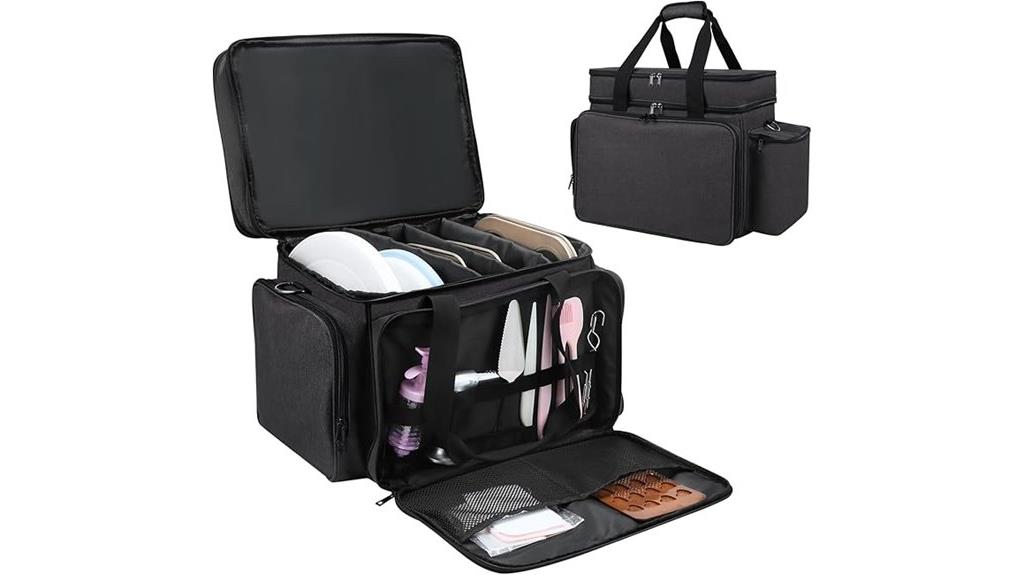 baking supplies organizer case