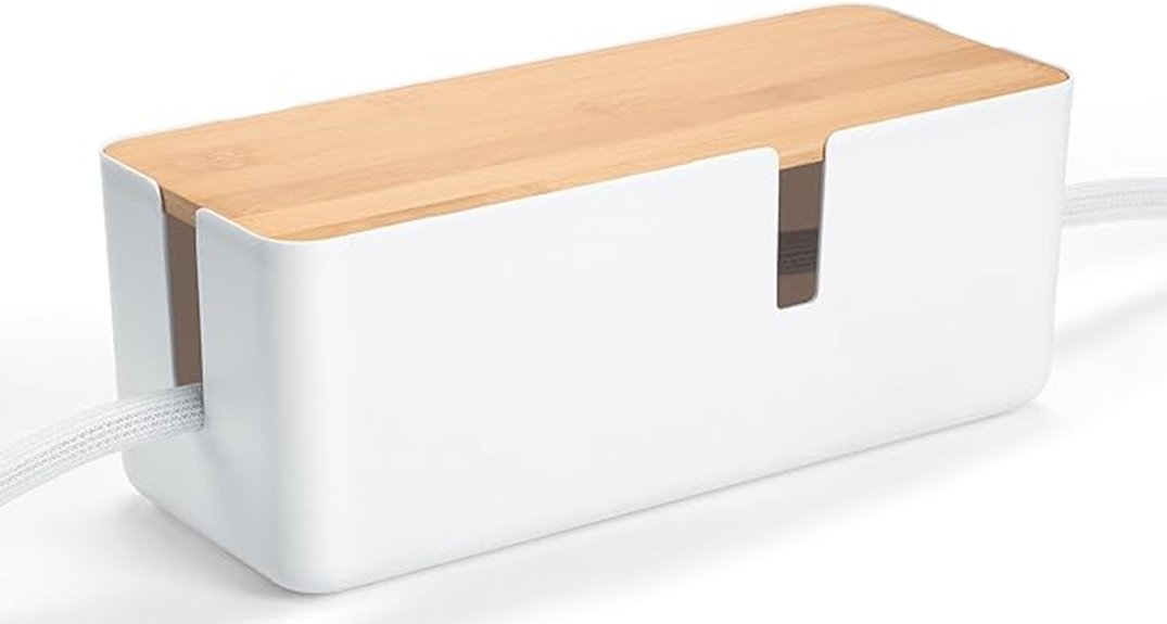 bamboo cord organization box