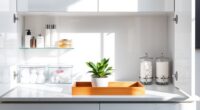 bathroom cabinet organization ideas