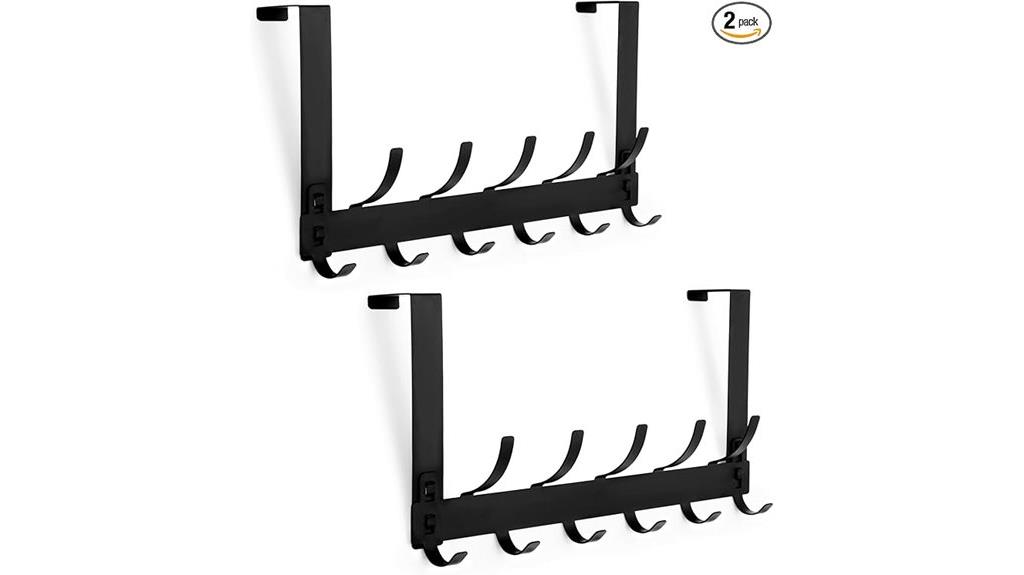 bathroom over door hooks