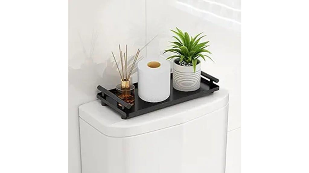 black vanity organizer basket
