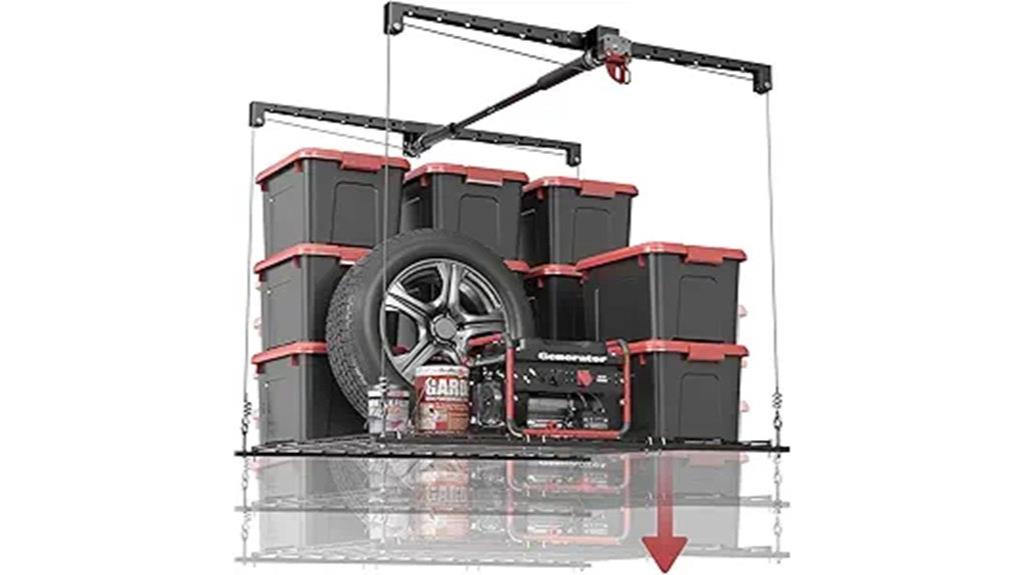 ceiling storage lift system