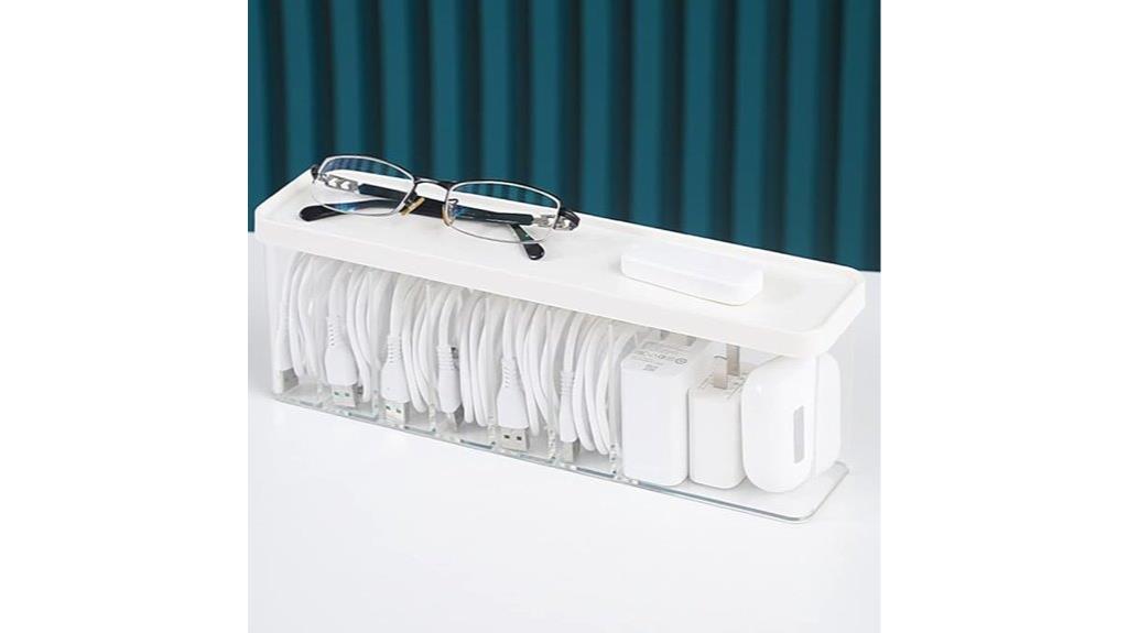 charger cable storage organizer