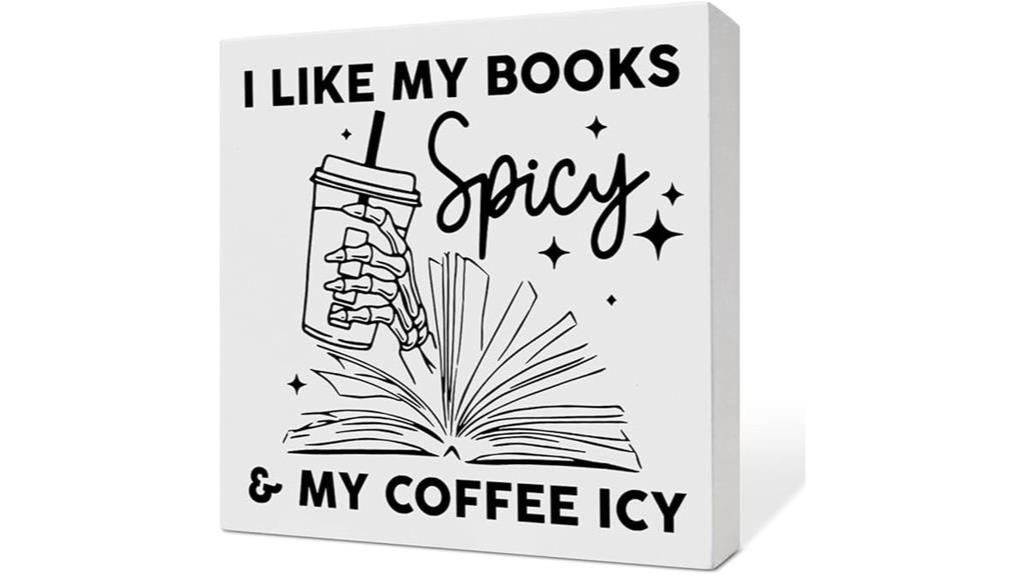 charming wooden book decor