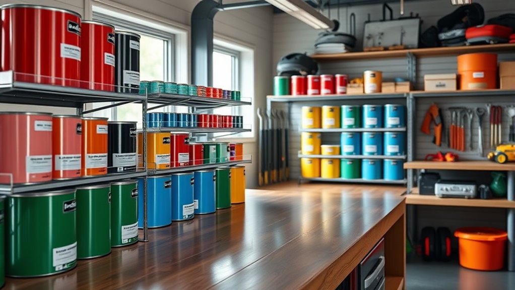 choosing garage paint organizers