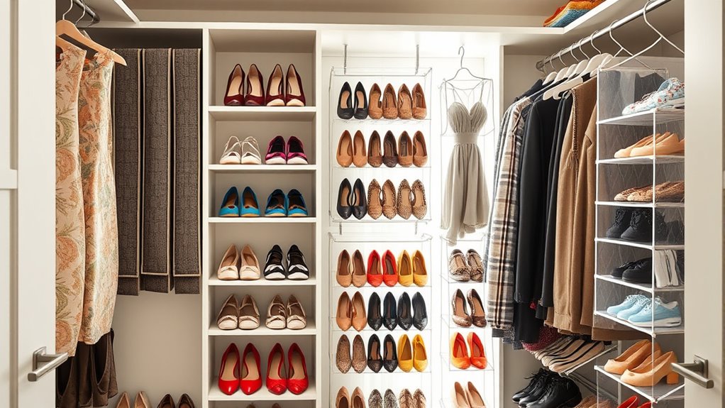 choosing hanging shoe storage