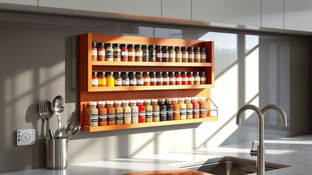 choosing ideal spice racks
