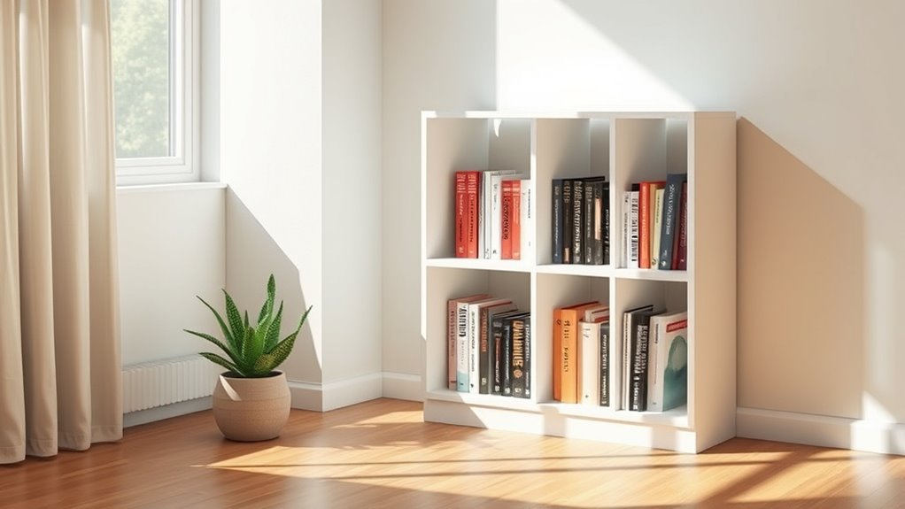 choosing minimalist book organizers