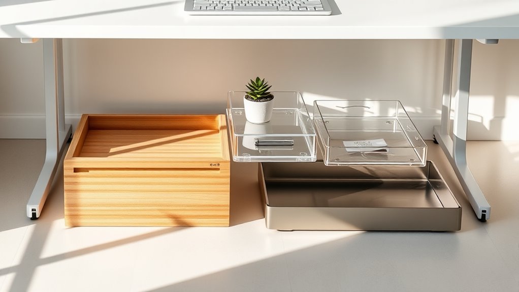 choosing minimalist desk organizers