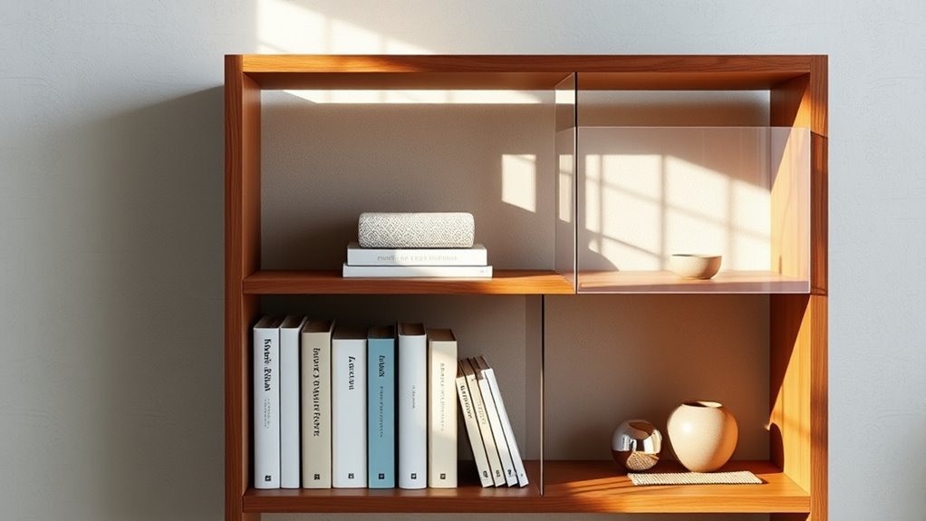 choosing minimalist shelf dividers