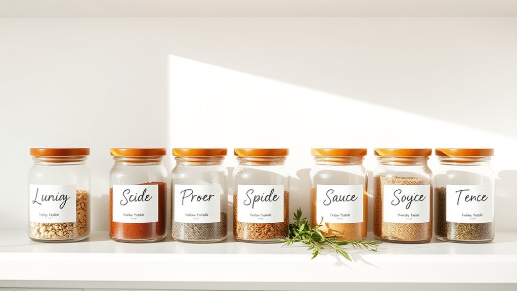 choosing minimalist spice organizers