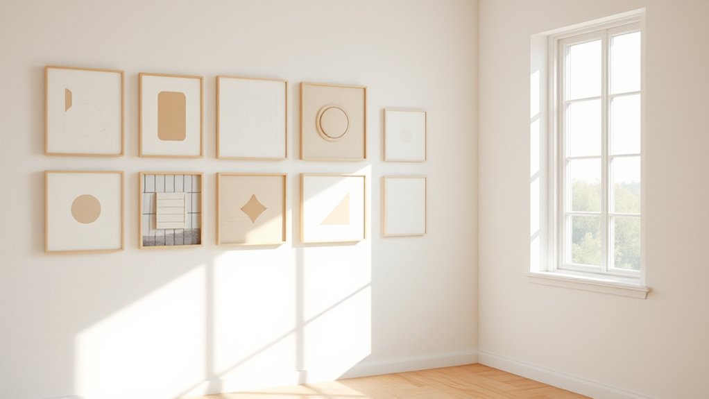 choosing minimalist wall grids