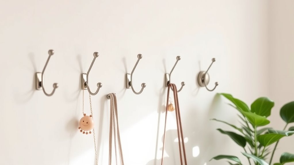 choosing minimalist wall hooks