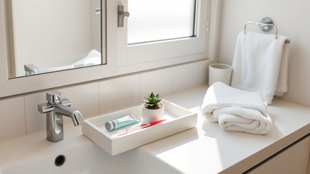 clear and tidy countertop