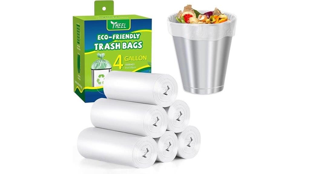 clear bathroom office trash bags