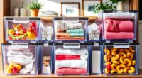 clear storage solutions for organization