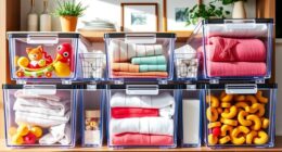 clear storage solutions for organization
