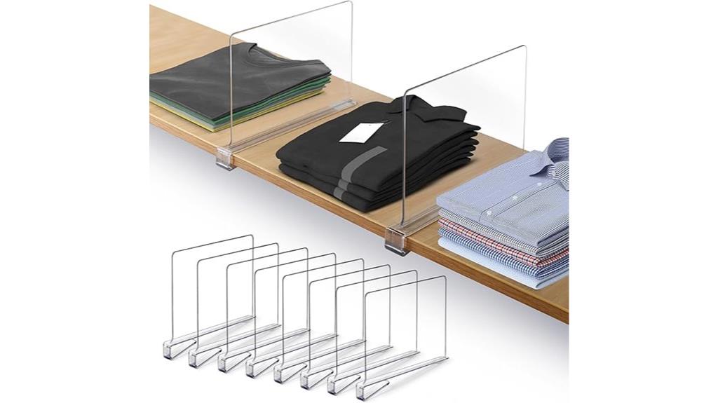 closet organization shelf dividers