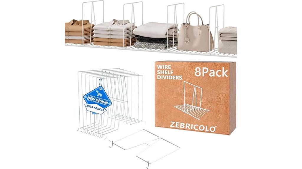 closet organizer wire dividers