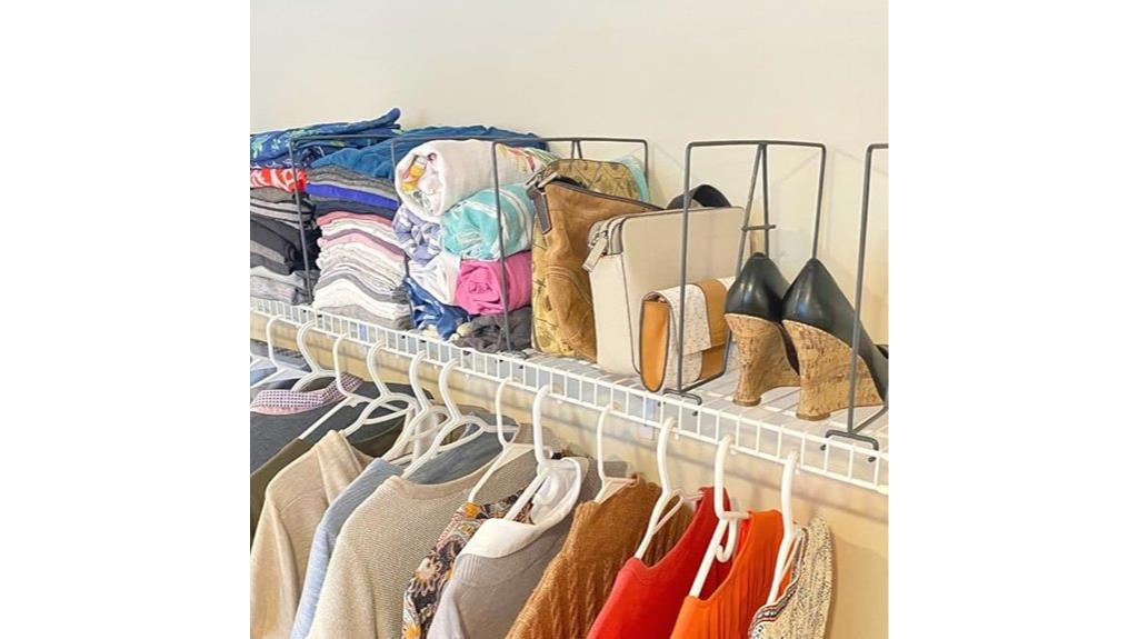closet storage wire dividers