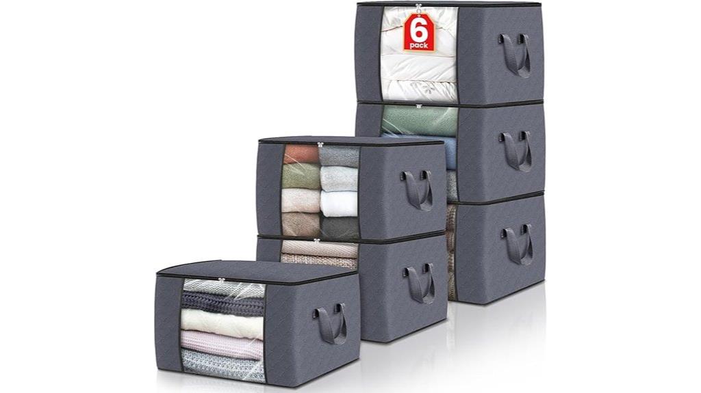 clothes storage tote bags