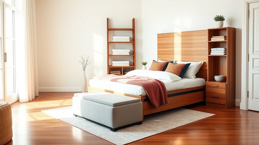 clutter free bedroom storage solutions