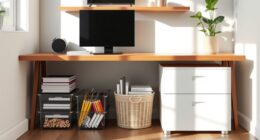 clutter free under desk storage solutions