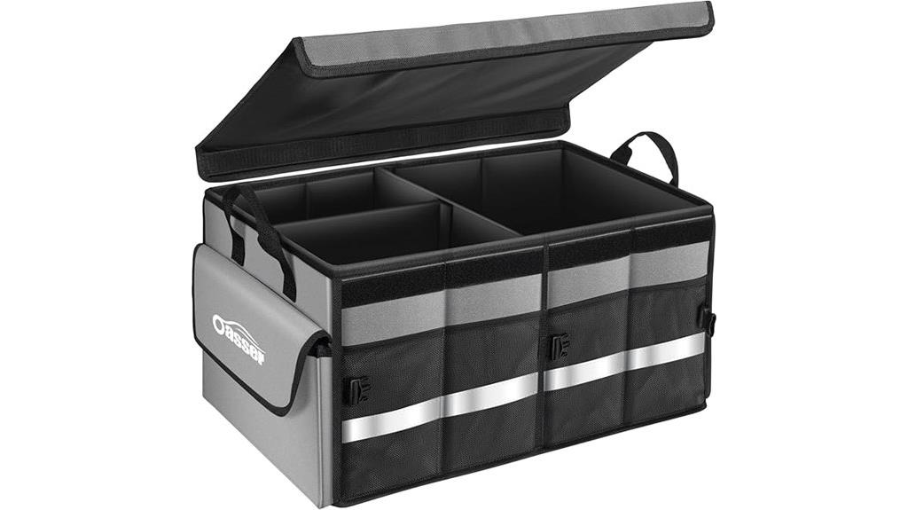 collapsible car trunk organizer