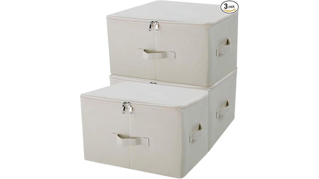 collapsible clothing storage bins