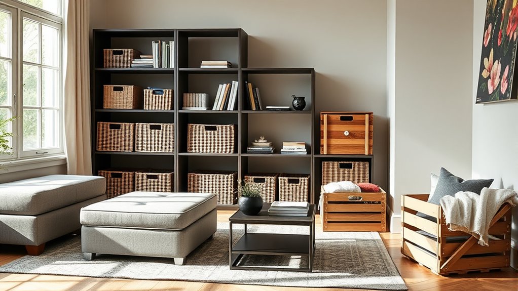 collapsible storage for organization