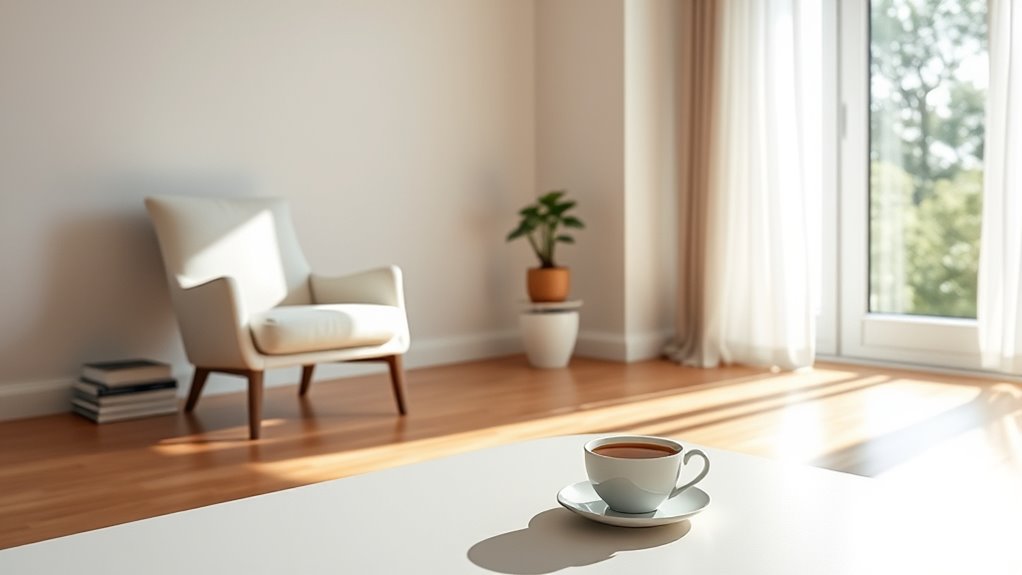consistent decluttering routine implemented